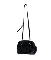 Gucci Dome Sling Bag in Micro Guccissima Black 