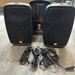 JBL EON 206P Portable PA System with Powered Speakers Set & Mixer