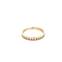 14kt Yellow Gold .40ct tw Diamond Band Ring