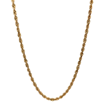 10kt Yellow Gold 22" 2.75mm Rope Chain