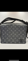 Louis Vuitton District Messenger Bag PM Black Canvas Monogram Eclipse