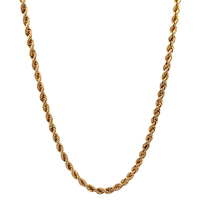 14kt Yellow Gold 20" 3mm Rope Chain