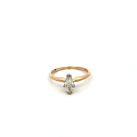 14kt Yellow Gold .48ct Marquise SI1 J Ring