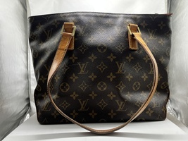 Louis Vuitton LV Shoulder Bag Cabas Mezzo Brown Monogram