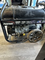 Powermate PM0126000R Portable Generator 6000 Watt 7500 Surge 7.0 gal 414cc