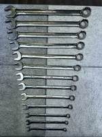 Snap On Tools OEX20B 13pc 12 Point SAE Flank Drive Combination Wrench USA