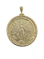 Centenario Mexican 50 Pesos in Bezel