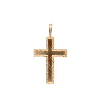 14kt Yellow Gold Cross Pendant