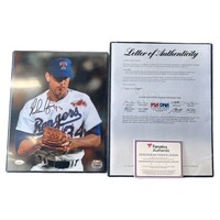 MLB Nolan Ryan Picture Signed with Letter of Authenticity 