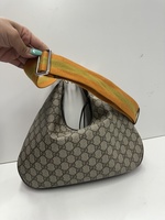 Gucci Attache Shoulder Bag GG Coated Canvas Medium