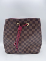 Louis Vuitton Damier Ebene Neonoe Brown Bucket Bag 