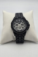 Bulova Men's Octava Black Stainless Steel Chronograph Watch