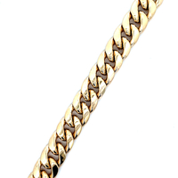 10kt Yellow Gold 8" Hollow Cuban Bracelet