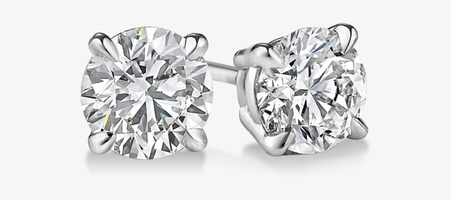  14kt 2.00gms 14kt WG 2.25ct tw Diamond Stud Earrings