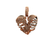 14kt Rose Gold 1.00ct tw Diamond Heart Pendant 