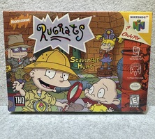 Rugrats Scavenger Hunt Nintendo 64 - N64 - Poster, Box Only - No Game