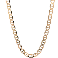 14kt Yellow Gold 24" 6mm Mariner Link Chain