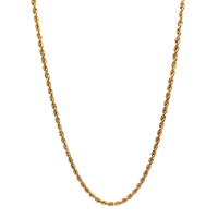 14kt Yellow Gold 20" 2.2mm Rope Chain