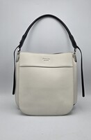 Prada Magrit Bag in White and Black Leather