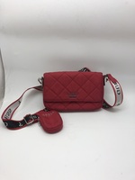 GUESS Red Crossbody With Detachable Small Coin Pouch -Pre-Owned 