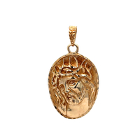 14kt Yellow Gold Jesus Pendant