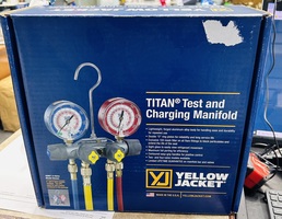 Yellow Jacket 49967 4-Valve Titan Test/Charging Manifold