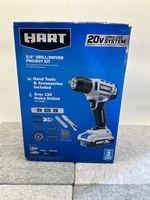 Hart 20v 3/8" Drill/Driver Project Kit HPPK03B 