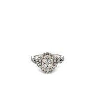  14kt White Gold 1.00ct tw Diamond Engagement Ring 