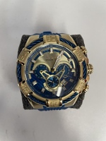 Invicta Bolt Chronograph Men's Watch Quartz 24698 52mm Blue Gold