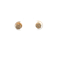  14kt Yellow Gold .25ct Diamond Cluster Stud Earrings