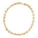 14kt Yellow Gold 7" 4.75mm Heart Link Bracelet  