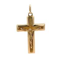 14kt Yellow Gold Crucifix Pendant