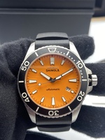 Shinola Lake Huron Monster Orange Automatic Wristwatch 43mm  