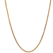 14kt Yellow Gold 16" 1.5mm Diamond Cut Rope Chain