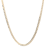 14kt Yellow Gold 18" 3.25mm Curb Link Chain 