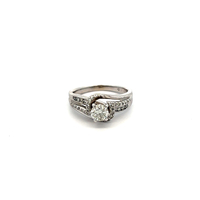 14kt White Gold .70ct tw Diamond Engagement Ring