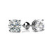  14kt White Gold 1.00ct tw Diamond Stud Earrings Screw Backs