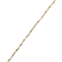 14kt Yellow Gold 7" 1.00ct tw Diamond Bracelet 