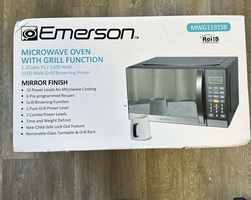 Countertop Microwave Oven with 1100W Grill Function Sleek Mirror...  MWG1191SB