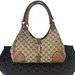 Gucci Nailhead Jackie GG Canvas Hobo Bag