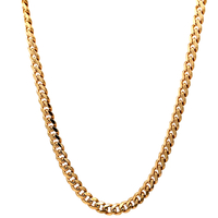 14kt Yellow Gold 25" 5mm Miami Cuban Link Chain