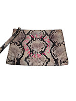 Stella McCartney Snake Effect Logo Wristlet 