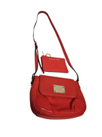 Michael Kors Chili Red Genuine Leather-Gold Tone Hardware