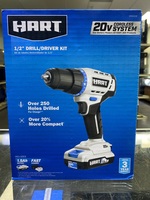 HART 20-Volt 1/2-inch Cordless Drill/Driver Kit W/ Battery