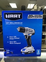  NEW HART 20V 3/8" Drill/Driver Kit HPDD51B