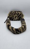 Marc Jacobs Snapshot Crossbody Bag in Faux Fur Tiger Print