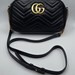 Gucci GG Marmont Matelassé Leather Small Shoulder Bag in Black