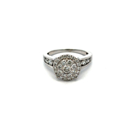 14kt White Gold .75ct tw Diamond Ring 