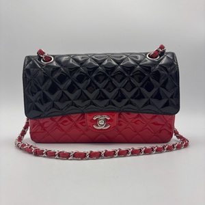 Chanel Patent Leather Quilted Flap Bag