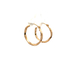 14kt Yellow Gold Twist Huggie Hoop Earring